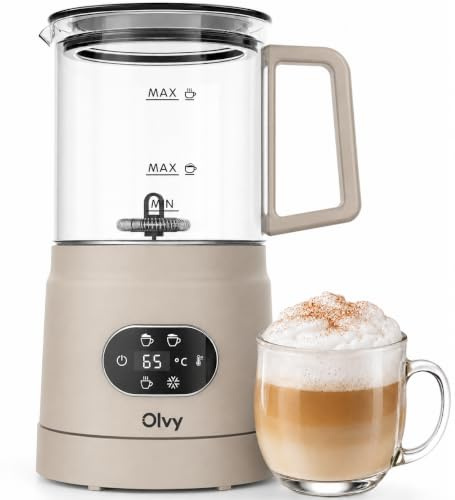 Olvy Montalatte Elettrico 500W 3in1 Caldo Freddo Riscaldamento Beige