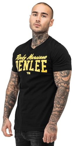 BENLEE Rocky Marciano Herren T-Shirt Trägerhemd Promo Shortsleeve Logo | Kurzärmeliges T-Shirt mit Rundhalsausschnitt, aus weicher gekämmter Baumwolle – bequem für Sport, Fitness und den Alltag
