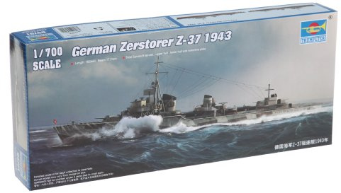 Trumpeter 05791 modellbyggsats German Destroyer Z-37, 1943