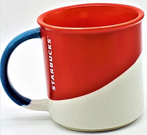 Starbucks 2017 Vacances Rouge Angle trempage Tasse à café Mug, 35,5 cl