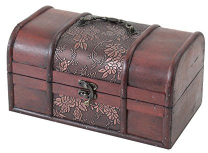 HMF 6411-125 Coffre au trésor en bois | 25 x 15 x 13 cm | Petit | Japon