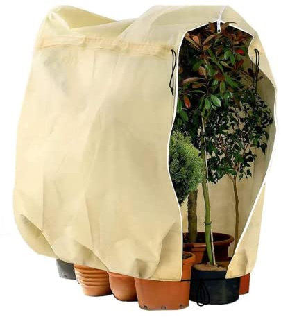 Pflanzenschutz Winter, 78.7x98.4 Zoll (200x250cm) Pflanzen Winterschutz Frostschutz Jutesack für Palmen Tomaten Zitronenbaum Oleander Plant Hanfpalme