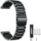 MUENShop 20mm Edelstahl Armband Kompatibel Mit Samsung Galaxy Watch 3 41mm, Active 2 40mm/44mm, Huawei GT 3 42mm, Garmin Vivoactive 3 - Metall Uhrenarmband