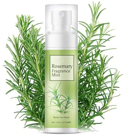 Brume corporelle au romarin pour femme, brume parfumée pour cheveux et corps, eau de parfum longue durée avec parfum réconfortant pour homme et femme avec arôme doux et propre pour un usage quotidien