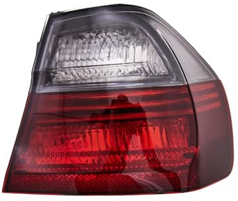 EDA PREMIUM auto FANALE POSTERIORE GIUSTO Scuro, Bianco/Rosso 63210406678 compatibile per BMW 3 E90/E91 2005-2009, SDN, esterno, Bianco/Rosso, scuro, ECE