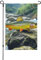 Drapeaux de jardin 31,8 x 45,7 cm double face pour jardin, cour, ruisseau, truite, pêche à la mouche, drapeau décoratif d'extérieur pour toutes les saisons