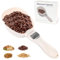 Cucchiaio Bilancia Cigitale, 800g/1g Misurino Contenitore Crocchette Cane Paletta per Alimenti con Display LCD Dosatore Crocchette per Cani Strumento di pesatura per cucina/liquidi Cibo Scala
