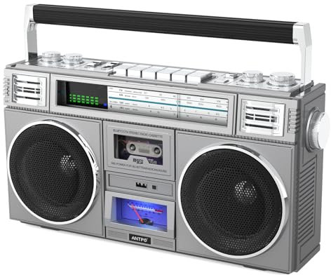 FragrantBodyOilz Radio AM FM retrò con altoparlante Bluetooth, transistor radio Bluetooth vintage con il miglior suono, USB C ricaricabile, supporto scheda TF/riproduzione USB
