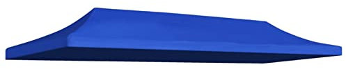 Homgoday Techo de Carpa para Celebraciones 3x6 m Azul Toldo Columpio para Exteriores Toldo Impermeable Cubierta Superior Abatible de Repuesto para Balcón de Jardín