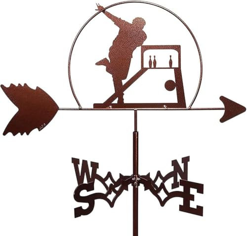 Girouette avec ornement de coq, girouette en fonte pour toits extérieurs, indicateurs de direction du vent, toit, jardin, montagne, cour, décoration