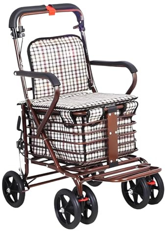 Ayuda de movilidad multi funcional asistencia asistencia para ancianos caminantes de edad plegable empuje y salvo el espacio de scooter con ruedas