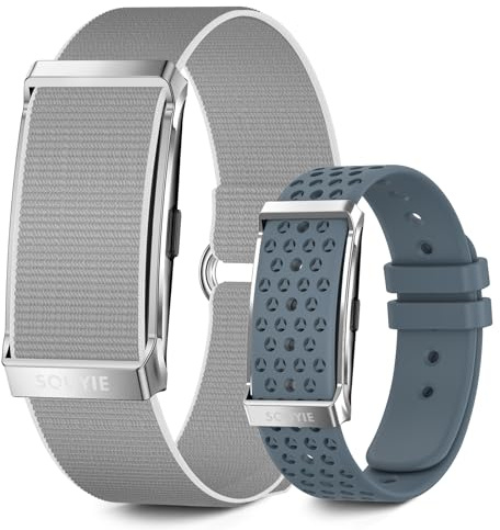 Smart Bracelet for Men Women, Health Activity Fitness Trackers, 24H Sleep Tracker, 24/7 Continuous Heart Rate/Blood Pressure/HRV/Stress Monitor, 170+ Sports Modes Smart Wristband with 2 Bands Free APP