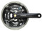 Shimano Acera FC-M361 Kurbelgarnitur 48/38/28 schwarz Kurbelarmlänge 175 mm 2016 MTB
