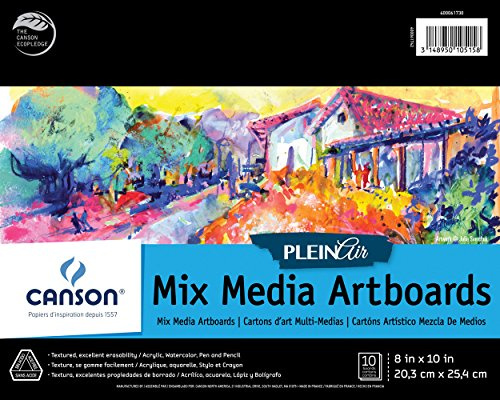 Plein Air Mix Media Artboard 8X10 10 Boards