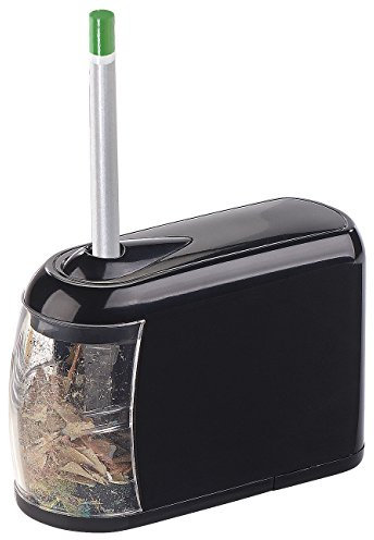 General Office Elektrischer Anspitzer: Elektrischer Bleistiftspitzer für Blei- & Buntstifte in Standardgröße (Elektrischer Spitzer, Hochwertiger Bleistiftspitzer, Elektrospitzer Farbstifte)