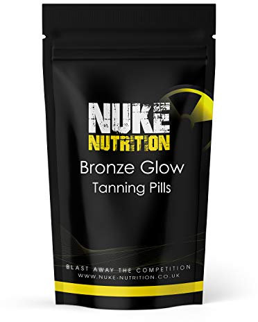Nuke Nutrition Tanning Tablets x60 - Tanning Tablets Fast Tan Without Sun - Natural Tanning Accelerator Supplement For Your Bronze Glow - Tan Optimizer for a Sunkissed Glow - Lotion & Oil Alternative