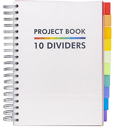 Pukka Pad B5 White Project Book med 10 avdelare