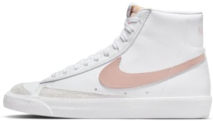 Nike Damen Blazer Mid '77 Vintage Sneaker, White/Pink Oxford-Black-Summit White, 39 EU