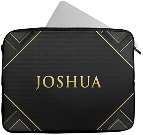 Novelty Things Personalised Any Name Textual Design Laptop Case Sleeve Tablet Bag Chromebook Gift 373 (16-17 inch)