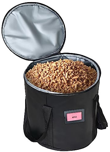 Verbesserte 14,5 kg Pelletgrills bleiben trocken Pelletbehälter – Holzpellet-Aufbewahrungstasche Behälter – Räucherpelletspender – Anti-Schock-Schaumschicht reduziert