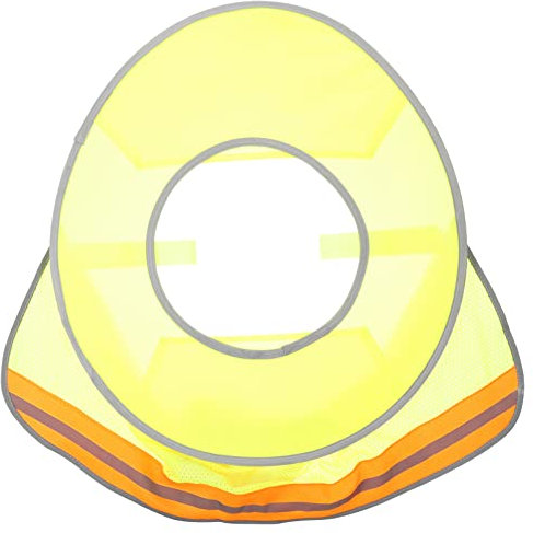 Hemobllo 2pezzi Parasole Per Casco Con Rete Traspirante Alta Visibilità Protezione Solare Per Caschi Colore Giallo Neon Accessorio Da Esterno Per Lavori Sicurezza