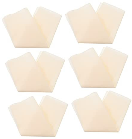 ABOOFAN 6St Tofu-Tuch mit hoher Dichte sportluftfilter Raclette Kaffee Sieb praktisches Filtertuch Tofu-Herstellungsfilter Haushalt Filterwerkzeug Soja Milch Zubehör Werkzeuge machen Gaze