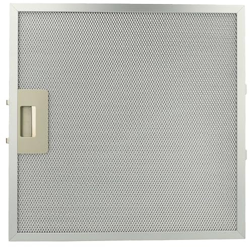 vhbw filtro anti-grasso compatibile con Elica FLATGLASSIXA 60 208262804402 cappa da cucina - 32 x 32 x 0,85 cm, metallo