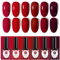 GZSYY Esmalte de uñas UV de gel, 6 unidades, color rojo, para uñas
