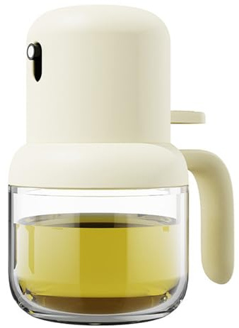 Oil Sprayer Bottle Precise Control Anti Drip Multi Functional Oil Spray Mister for Kitchen Cooking Outdoor Barbecues Picnics Glass PP Silicone Material 300g