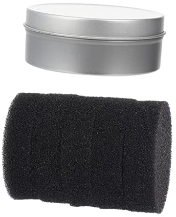 Vaguelly Makeup Brush Cleaner and Sponge Cleaning Tool Set 6pcs Single-layer Brush Cleaner Box 5 Replacement Sponge Cores for Daily Makeup Cleaning