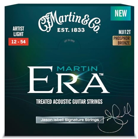 Martin MJI12T Era Jason Isbell signatur akustiska gitarrsträngar (12-54)