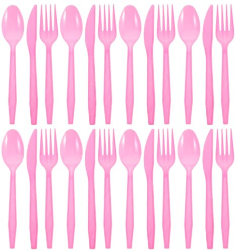 Alipis Disposable Cutlery Set 3 Sets 36pcs (forks, Spoons, Knives) Party Serving Portable Tableware Collection Single Use for Events and Outdoor Meals