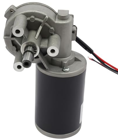 MEHOOSPVN 12V DC Getriebemotor 60W Scheibenwischermotor, Hohen Drehmoment Elektrischer Synchroner Zahnrad mit Linkem Getriebe für Torantrieb Fenster für Automatisch Tür Garage-Tisch Frontscheibe Vorne