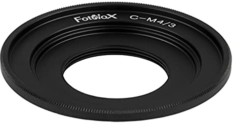 Fotodiox Lens Mount Adapter, C-Mount Movie Lens to MFT Micro 4/3 Four Thirds System Camera Mount Adapter, for Olympus Pen E-PL1, E-P2, Panasonic Lumix DMC-G1, G2, GH2, GF1, GH1 G10