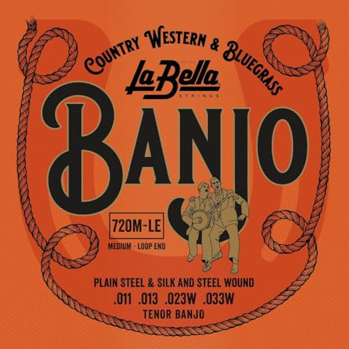 La Bella 720 M Tenor Banjo Loop 011/033 Saiten