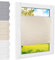 Plissee Klemmfix [Creme, 85x220 cm] ohne Bohren für Tür & Fenster, Faltrollo mit einfacher Montage/Bietet optimalen Sichtschutz und Privatsphäre, idealer Sonnenschutz
