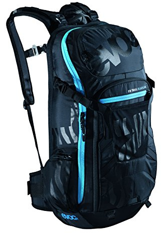 EVOC Girls Protektor-Rucksack FR Trail Blackline Schwarz, 20 Liter M/L