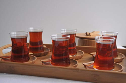 Bambum Set, 23-teilig Tee Set beige 4,5 x 6 cm