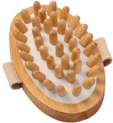 Eco Bath London Cellulite Hand Brush - Cellulite Treatment Brush, Effective Cellulite Remover and Massager for Smooth, Toned Skin, Natural Wooden Exfoliating Massager Brush