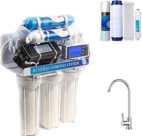 DC Solution | Depuratore Acqua Osmosi Inversa 7 Stadi filtri | DC-RO3007 Purificatore domestico acqua potabile dal rubinetto di casa