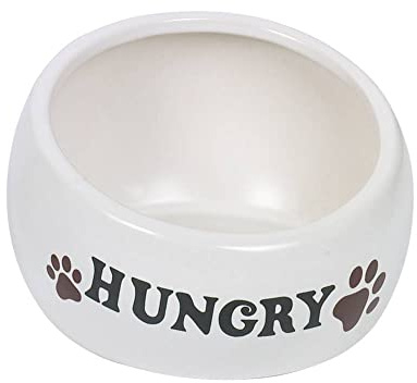 Nobby Keramik Napf Hungry, Creme, Ø 16,0 x 6,0 cm, 1,00 l, 1 Stück