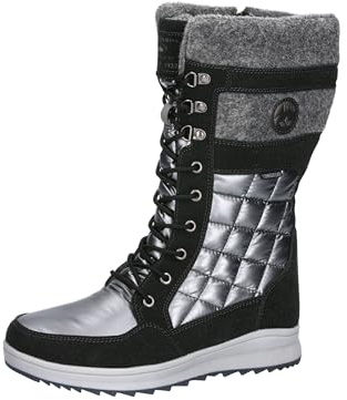 Lico Damen Signe Schneestiefel, Grau/Silber, 40 EU
