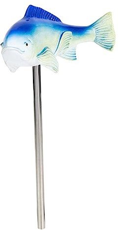 Toddmomy Ornement de Poisson en Résine pour Jardin Bleu, Décoratif