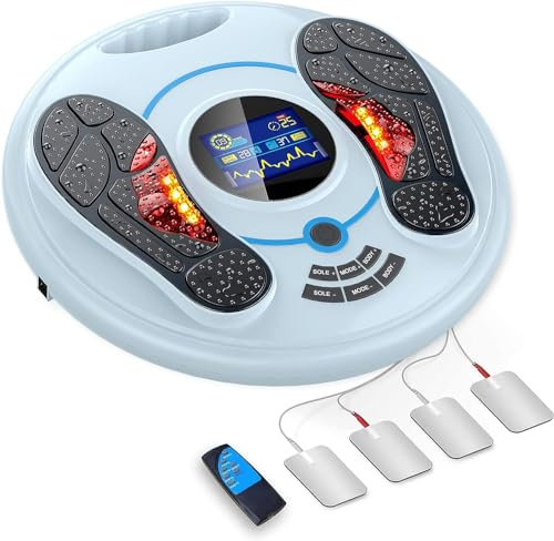 Durchblutungs-Stimulator Beine & Füße | Durchblutungsstimulator | Entlastet: Schmerzen, Unbehagen, Müdigkeit, Wundsein | Mit 99 Intensitäten und 25 Modi