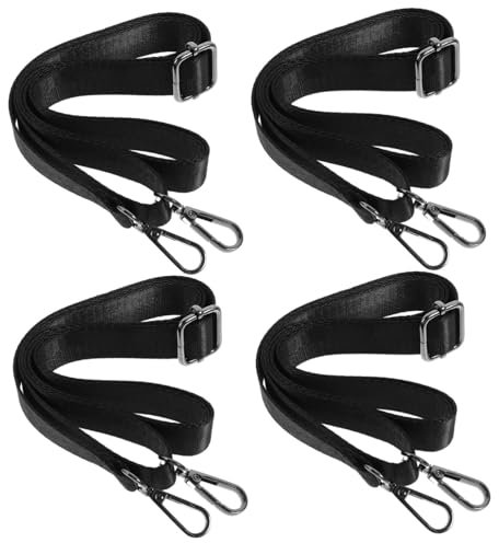 Sosoport 4 Stück Verstellbare Elastische Nylon Beingurte Für Pferdedecken Langlebig Und Reißfest Für Täglichen Gebrauch Mit Metall Doppelverschluss 25mm x 1,5m