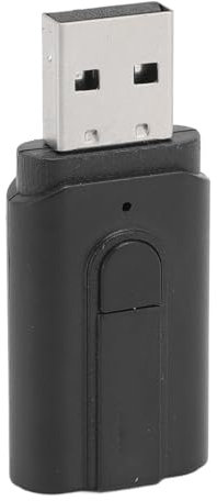 Annadue Adaptateur USB Bluetooth pour Autoradio, Récepteur de Musique sans Fil avec Prise Jack 3,5 Mm, Adaptateurs de Récepteurs Audio sans Fil pour Stéréo Domestique, écouteurs, PC, TV,