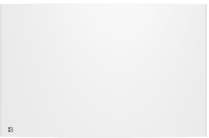 BESTHERM - Radiateur électrique fixe à inertie sèche fonte 1500W Bestherm BIA horizontal blanc