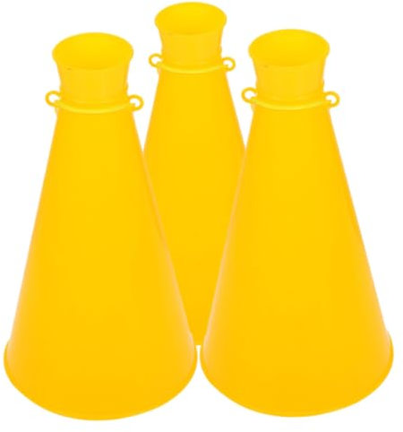 BESPORTBLE 3stücke Cheer-Megaphone Aus Abs-Material Party-tröten Für Fans Jubelspielzeug Für Fußballspiele Und Konzerte Spielzubehör Für Partys Und Anlässe Leicht Und Tragbar Für Anfeuerungsr