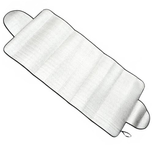 Genérico Cubierta de Nieve para Parabrisas Impermeables Cubierta del Parabrisas del Coche Cubierta del Parabrisas Protector contra heladas Protector de Parabrisas Silver