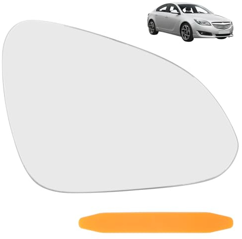 NewZC Espejo Retrovisor Coche Derecho Calefactable para Opel Insignia A 2008 2009 2010 2011 2012 2013 2014 2015 2016 - Lado del Pasajero Asférico Exterior Cristal de Espejo Reemplazar